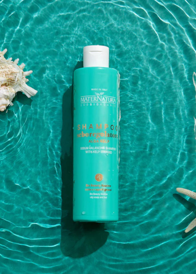 Sebum-regulating kelp shampoo