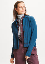 BLUSBAR women's knitted jacket in pure merino wool