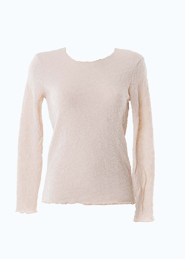 Maglia Bubble Wool da donna in pura lana merinos