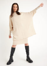 Bubble Wool Dress in Pure Merino Wool