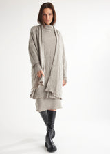 Bubble Wool Dress in Pure Merino Wool