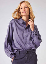 Women's Cotton Satin Shirt