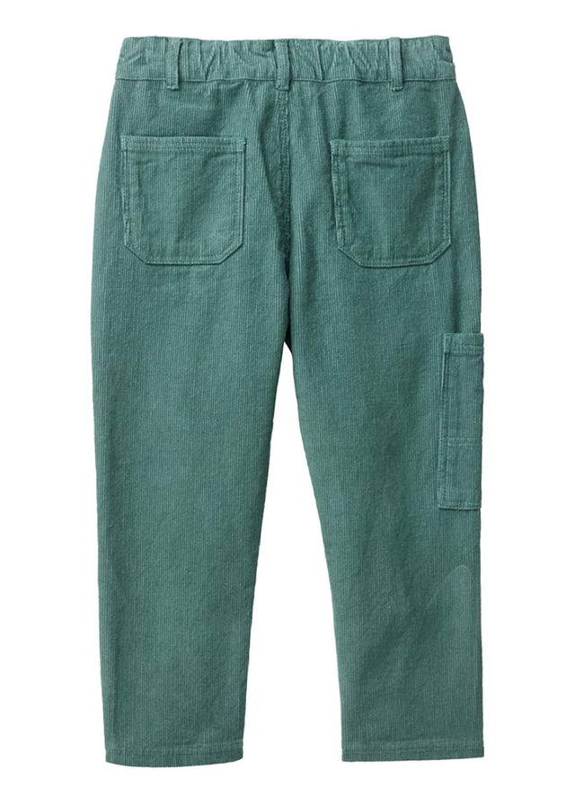 Pantaloni da bambino in velluto di cotone organico