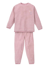 Nicki mauve organic cotton chenille pajamas