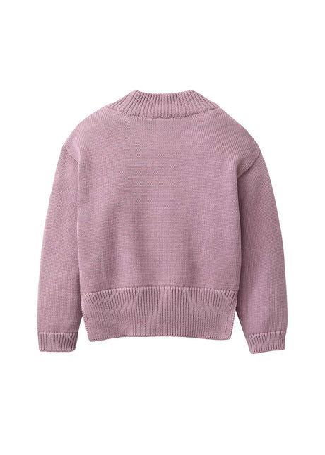 Pullover in maglia da bambini in cotone organico