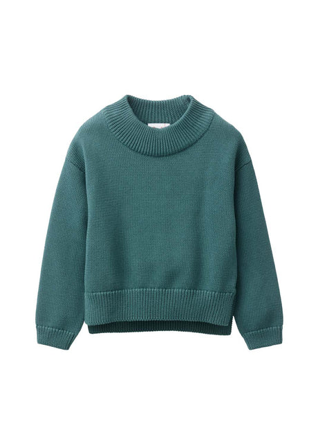 Pullover in maglia da bambini in cotone organico