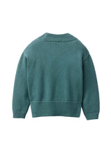 Pullover in maglia da bambini in cotone organico