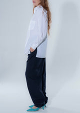 Women's shirt with pocket in pure organic cotton