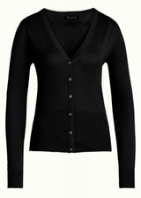 Cocoon Women's Cardigan in Cotton, Modal and Silk with V-Neck