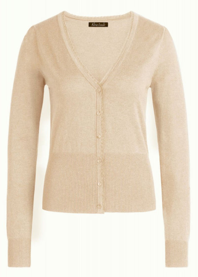 Cardigan Cocoon da Donna in cotone, modal e seta con scollo a V