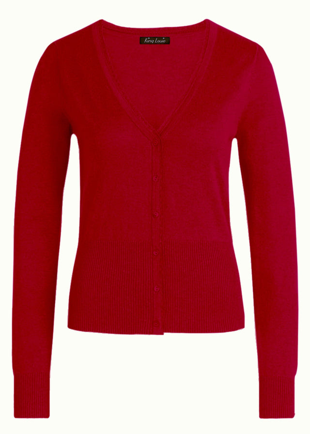 Cardigan Cocoon da Donna in cotone, modal e seta con scollo a V