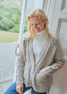 Women's Supersoft Merino Wool Cardigan with Side Slits