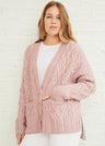 Women's Supersoft Merino Wool Cardigan with Side Slits