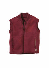 Disana waistcoat for children in pure organic boiled wool