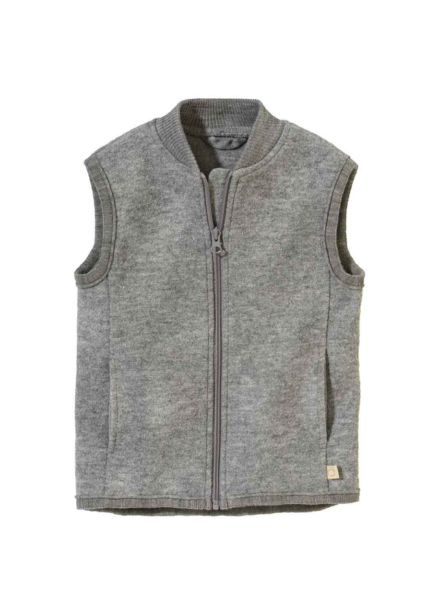 Disana waistcoat for children in pure organic boiled wool