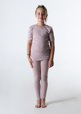 Altramoda short-sleeved sweater for children in wool, organic cotton and silk