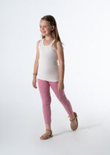 Children's leggings in organic wool and silk