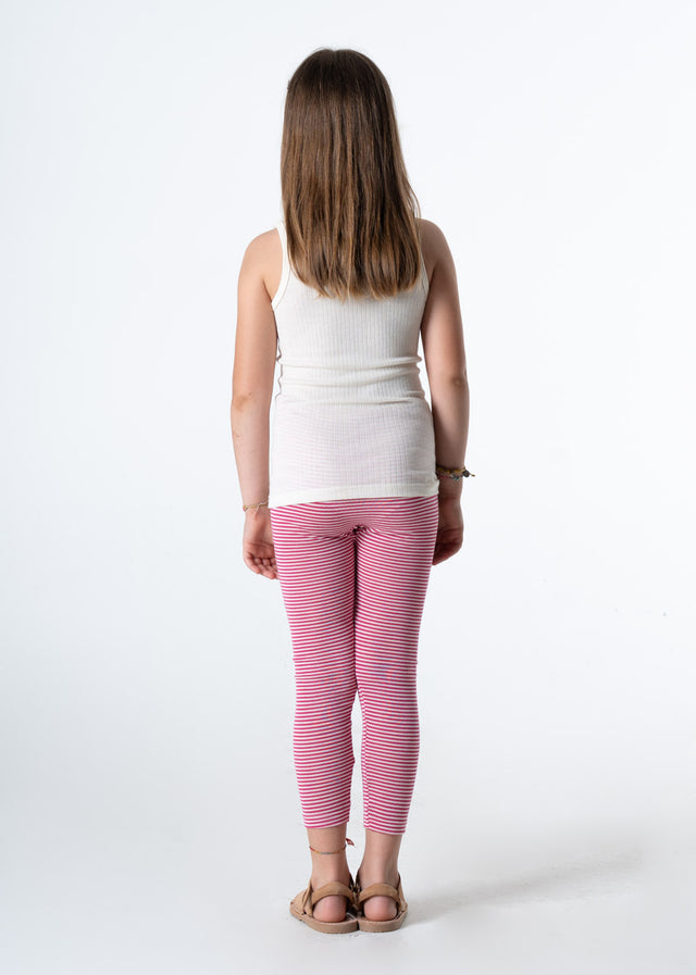 Children's leggings in organic wool and silk