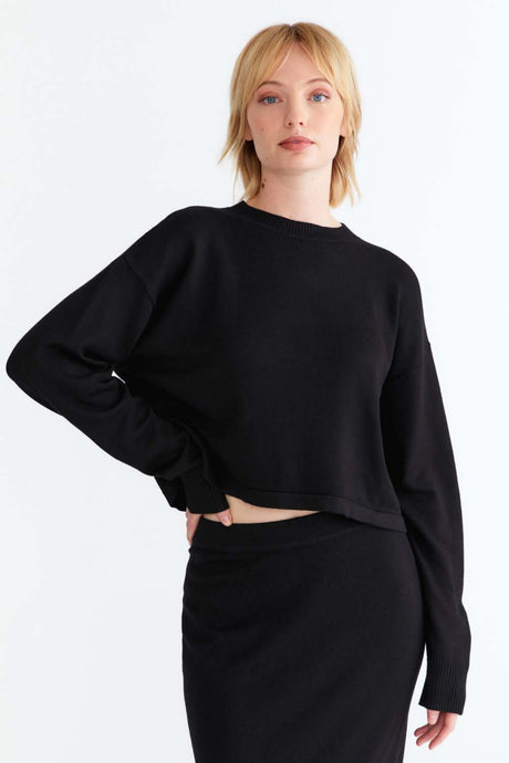 Elvina Women's Cashmere and Bamboo Sweater