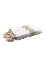 Asciugamano Fouta Cyclades 100x200 cm in spugna di cotone riciclato