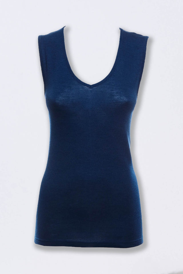 Women's Organic Wool and Silk Tank Top