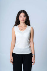 Women's Organic Wool and Silk Tank Top