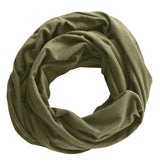 Hemp and organic cotton ring scarf