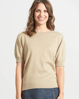 Women's summer sweater in hemp and organic cotton