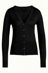 Cardigan Cocoon da Donna in cotone, modal e seta con scollo a V