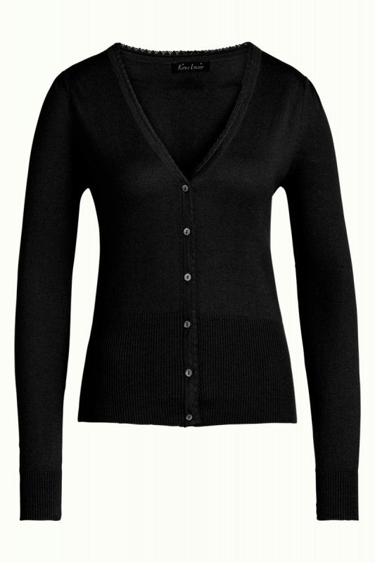 Cocoon Women's Cardigan in Cotton, Modal and Silk with V-Neck