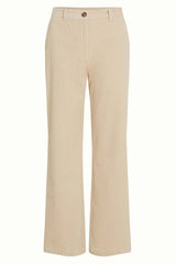 Marcie Women's Ivory Organic Cotton Velvet Pants