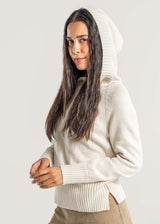 Seffa women's hooded sweater in pure organic cotton