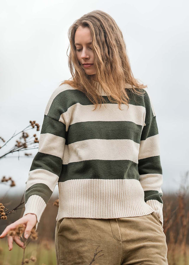 Maglione Selania da donna in puro cotone biologico