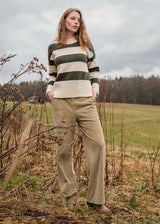 Selania women's sweater in pure organic cotton