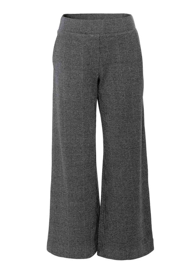 Pantaloni Sibilla da donna Jacquard in Cotone Biologico