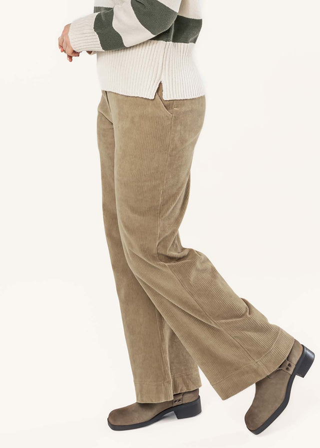 Parselina Women's Trousers in Organic Cotton Velvet