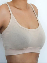 Top Bustier bra in organic cotton