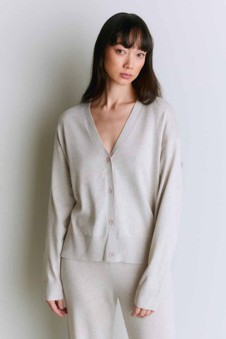 Cardigan Athena da donna in Cashmere e Bamboo