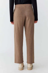 Pantaloni Kim ampi da donna in Cashmere e Bamboo