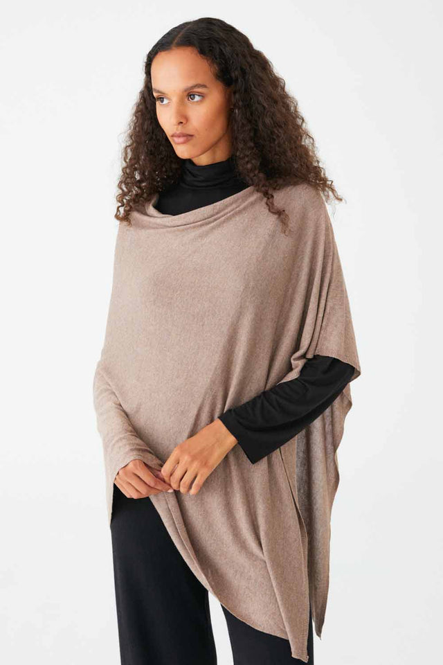 Poncho Petrine in Cashmere e Bamboo