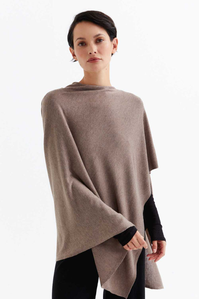 Poncho Petrine in Cashmere e Bamboo