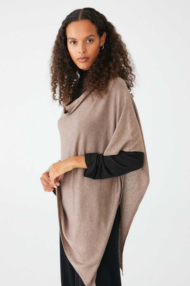 Poncho Petrine in Cashmere e Bamboo