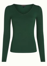 Carice Women's Long Sleeve V-Neck ECOVERO™ Viscose Top