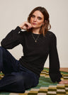 Women's Yoke Sweater in Organic Cotton