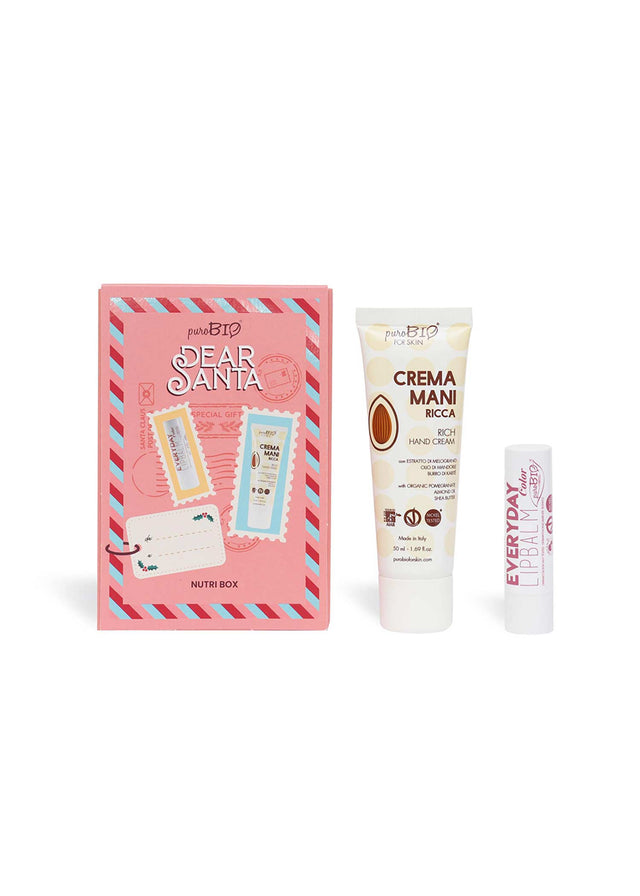 Nutri box - Crema mani ricca e Everyday Color Lipbalm