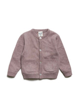 Cardigan per bambini in seta e cotone biologico