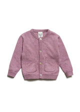 Cardigan per bambini in seta e cotone biologico