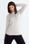 Maglia Pia a lupetto da donna in Cashmere e Bamboo