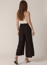 Dona Black culottes for women in sustainable Ecovero viscose