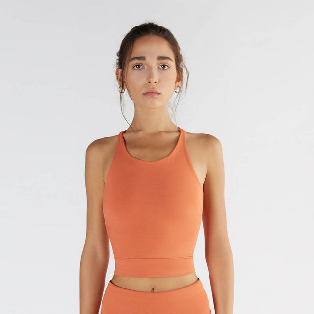 Crop Top for Sports in Organic Cotton